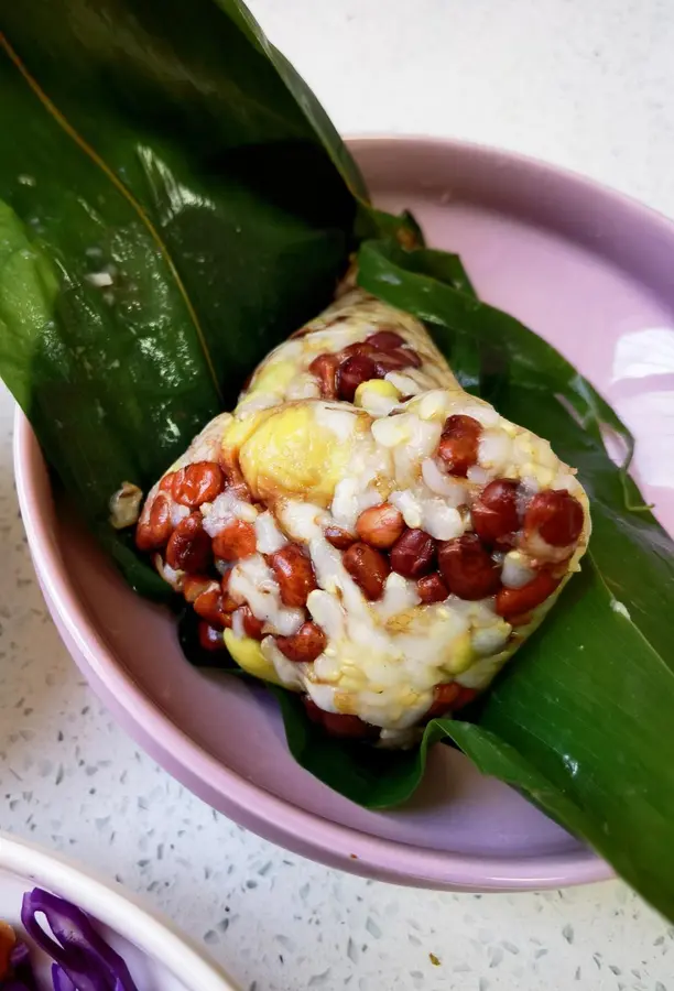 Reduced-fat rice dumplings step 0