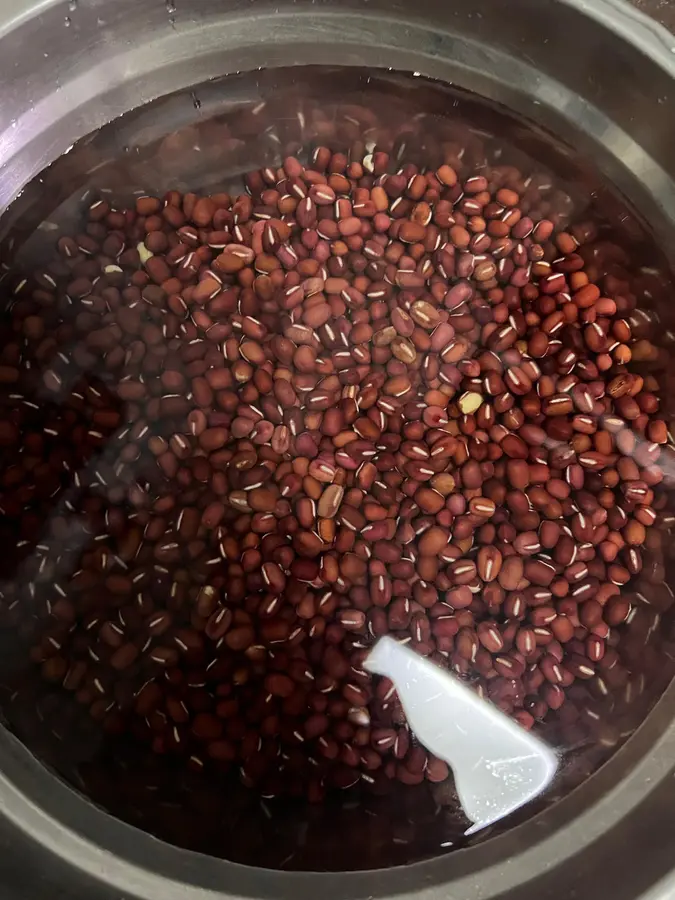 Non-oily, non-sweet red bean paste (Qingtuan zongzi bean bun donkey rolling) step 0