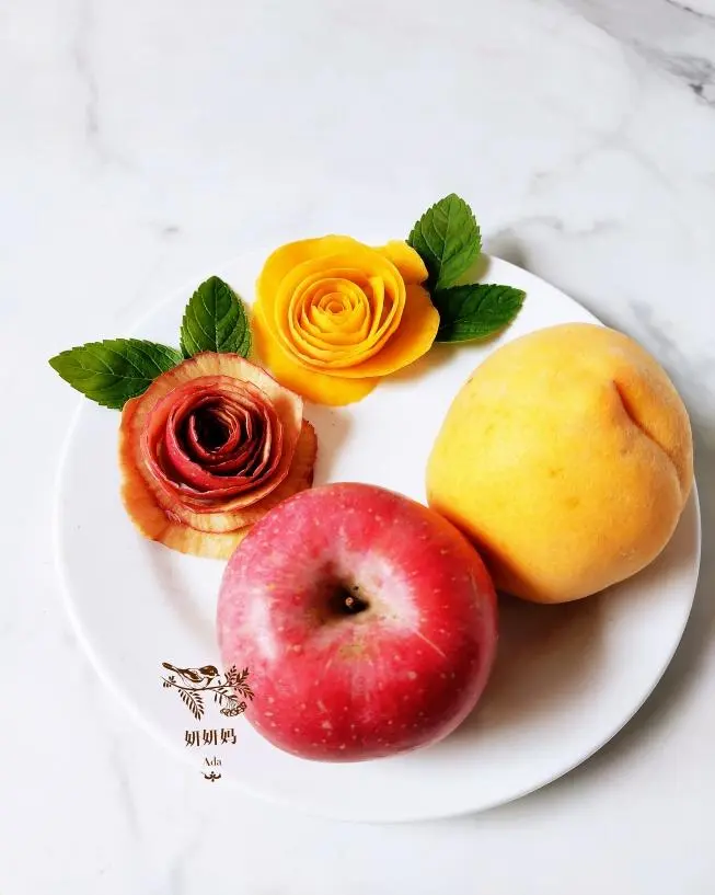  Simple and beautiful fruit peel flowers  step 0