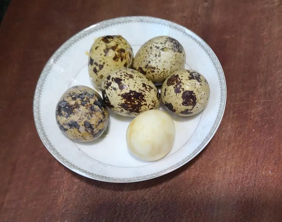 Creative meal for children: cartoon penguin quail eggs step 0