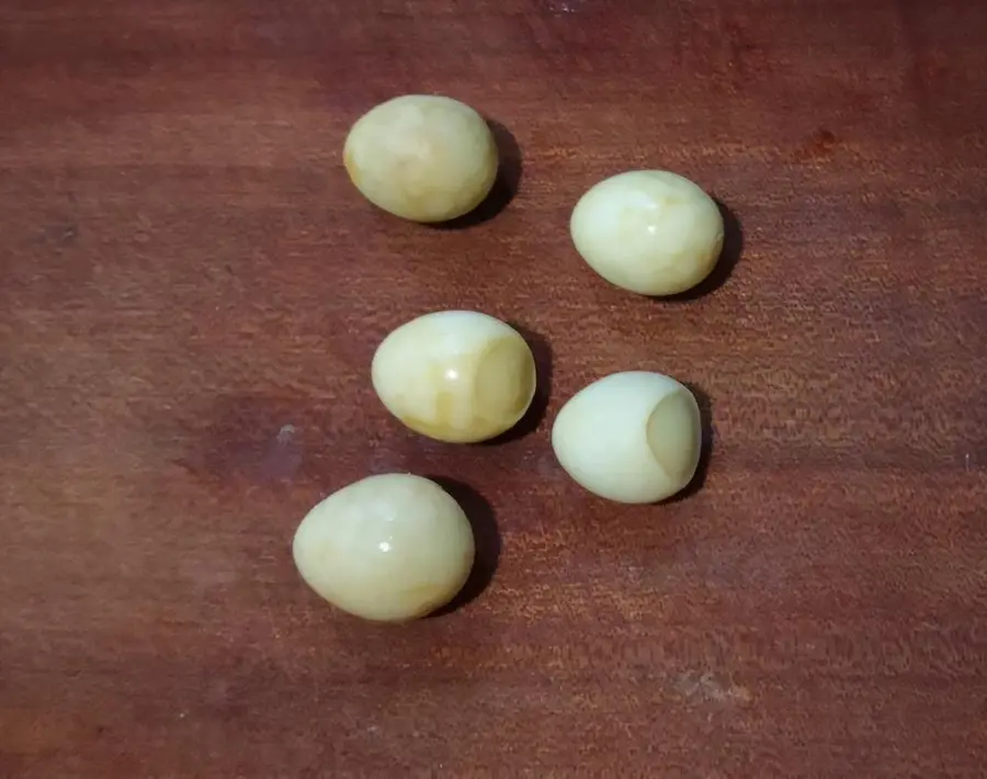 Creative meal for children: cartoon penguin quail eggs step 0