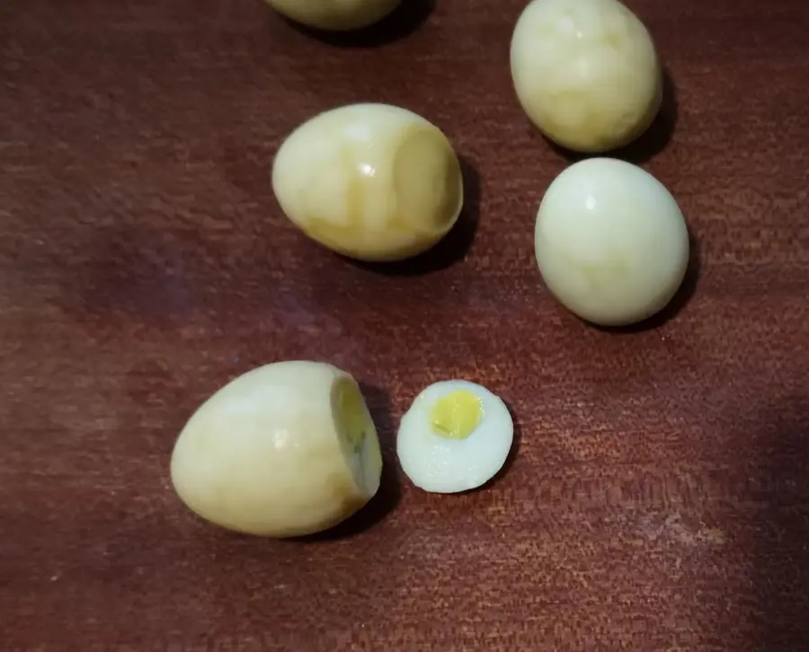 Creative meal for children: cartoon penguin quail eggs step 0