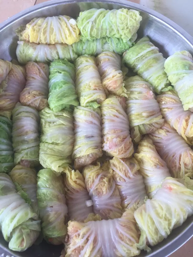  Cabbage rolls  step 0