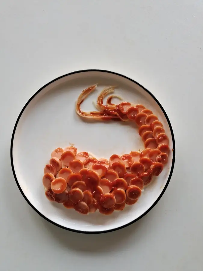 Creative noodle plating - carp jumping over the dragon gate step 0