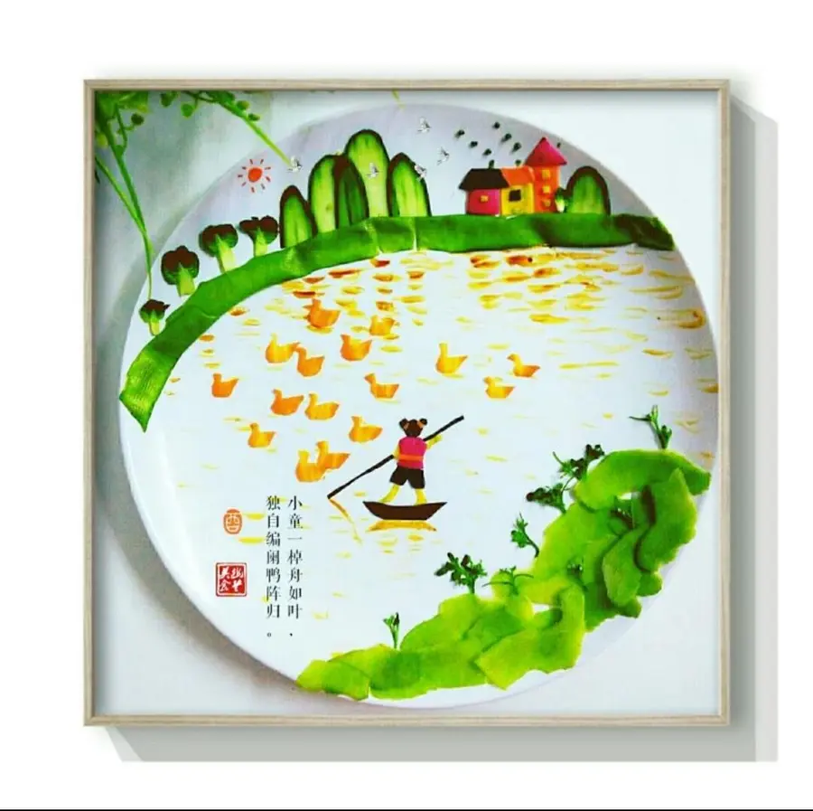 My Fruit and Vegetable Plate Painting (poem. Song. Words) step 0