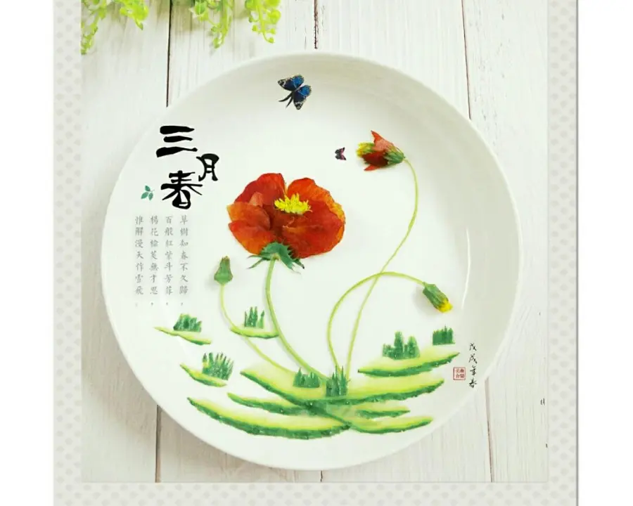 My Fruit and Vegetable Plate Painting (poem. Song. Words) step 0