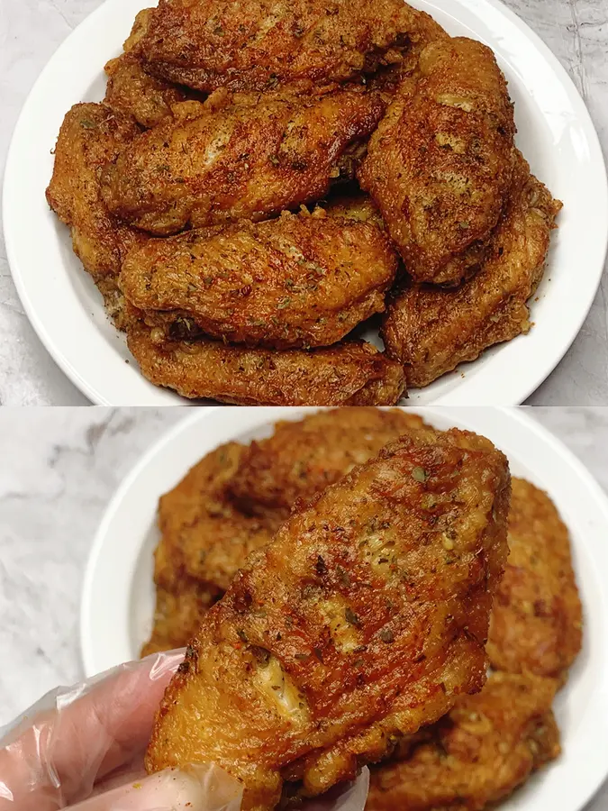 Juju Ju delicious salt-and-pepper chicken wings ~ crispy and juicy step 0