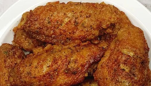 Juju Ju delicious salt-and-pepper chicken wings ~ crispy and juicy