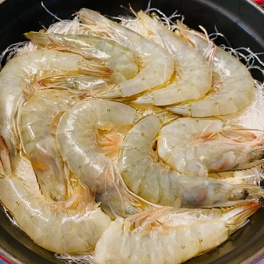 Staub Cast Iron Pot|10 Minutes Quick Dish|Garlic Vermicelli Shrimp Pot|100% Success step 0