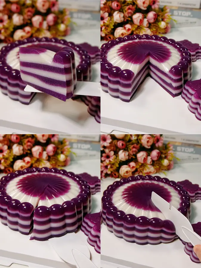 Creative Cake | Purple sweet potato coconut milk mille-feuille water chestnut cake step 0