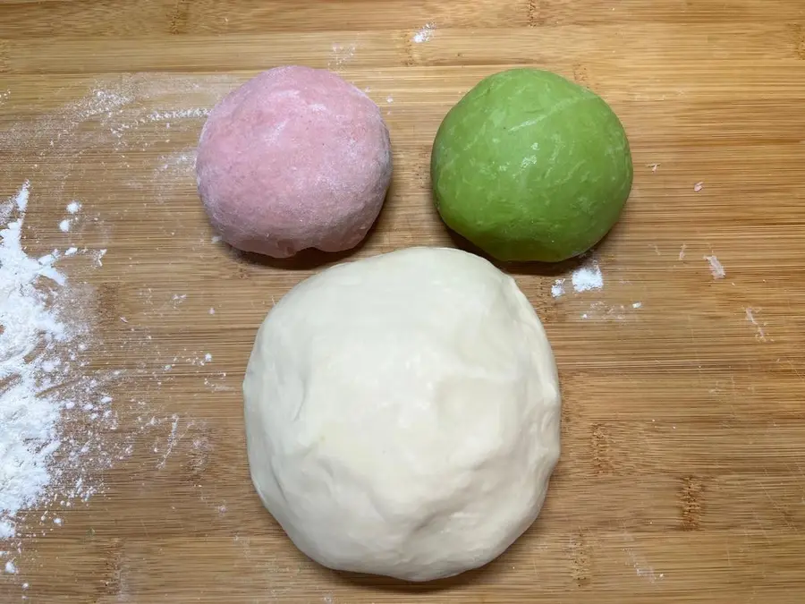 Two-color striped dumplings!Challenge !ï¸ creative dumplings together step 0