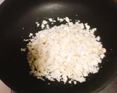 Creative Fat Reduction Meal: Fat Reduced Cauliflower Fried Rice step 0