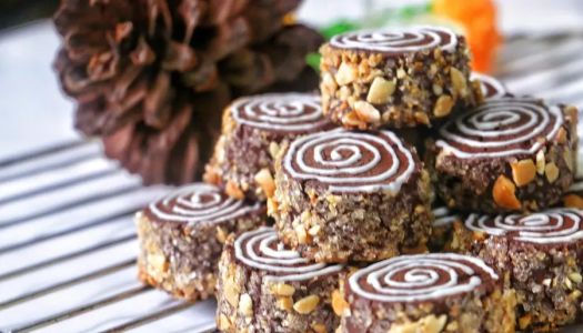 Creative Christmas stump  cookies