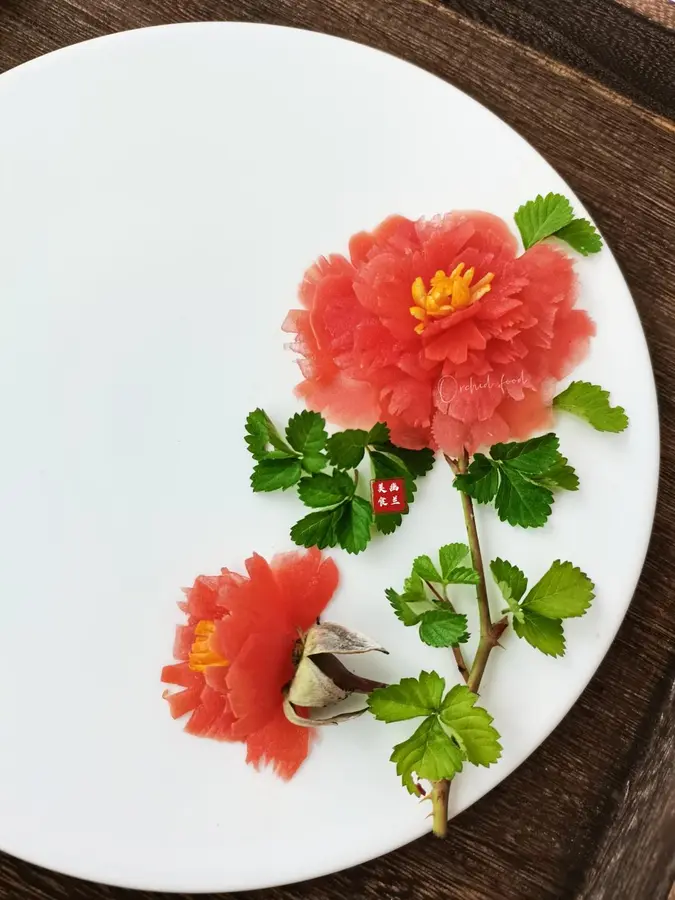 ã€Tomato Creative Dinner Plate Paintingã€‘Detailed editing text retouching step 0