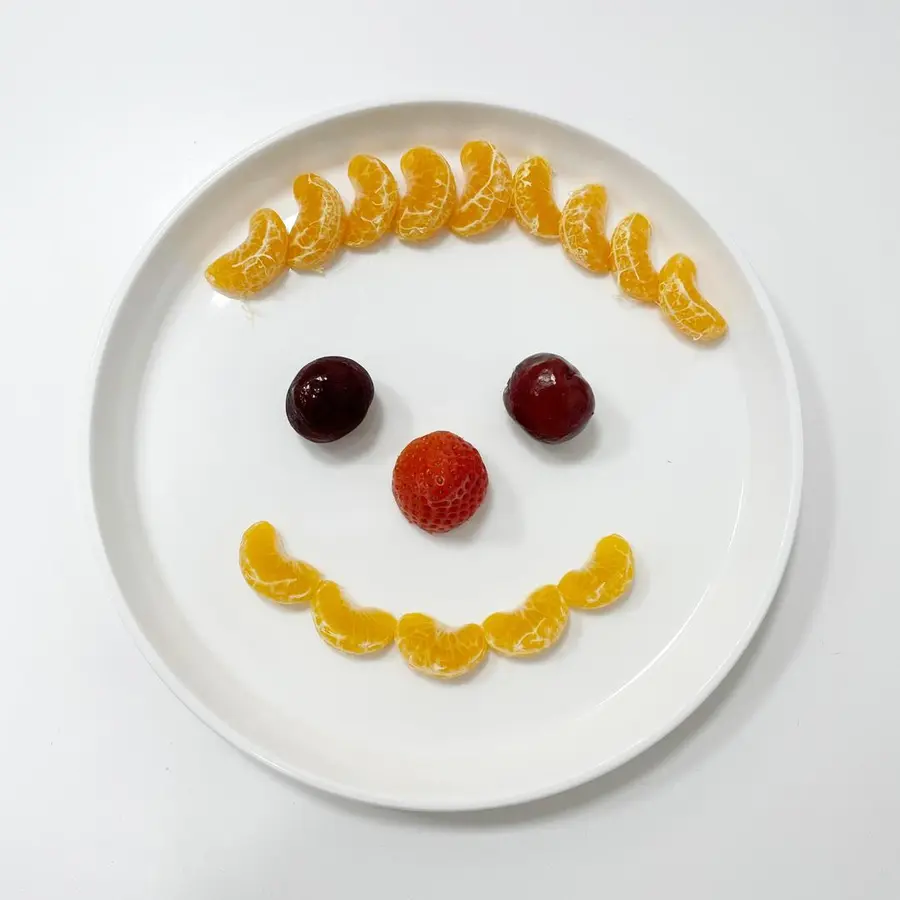 Fruit Platter Creative Breakfast Cartoon Princess Simple Version (Continuously Updated...... ï¼‰ step 0