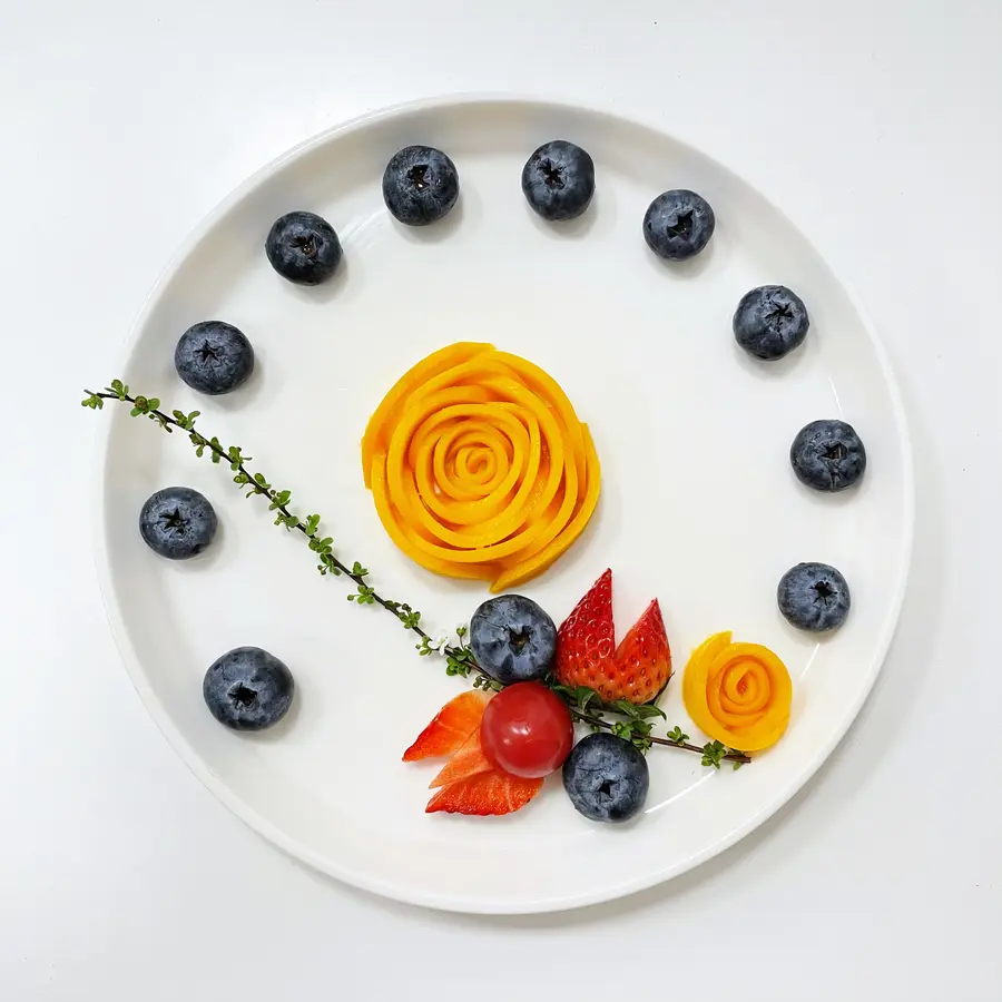 Fruit Platter Creative Breakfast Cartoon Princess Simple Version (Continuously Updated...... ï¼‰ step 0