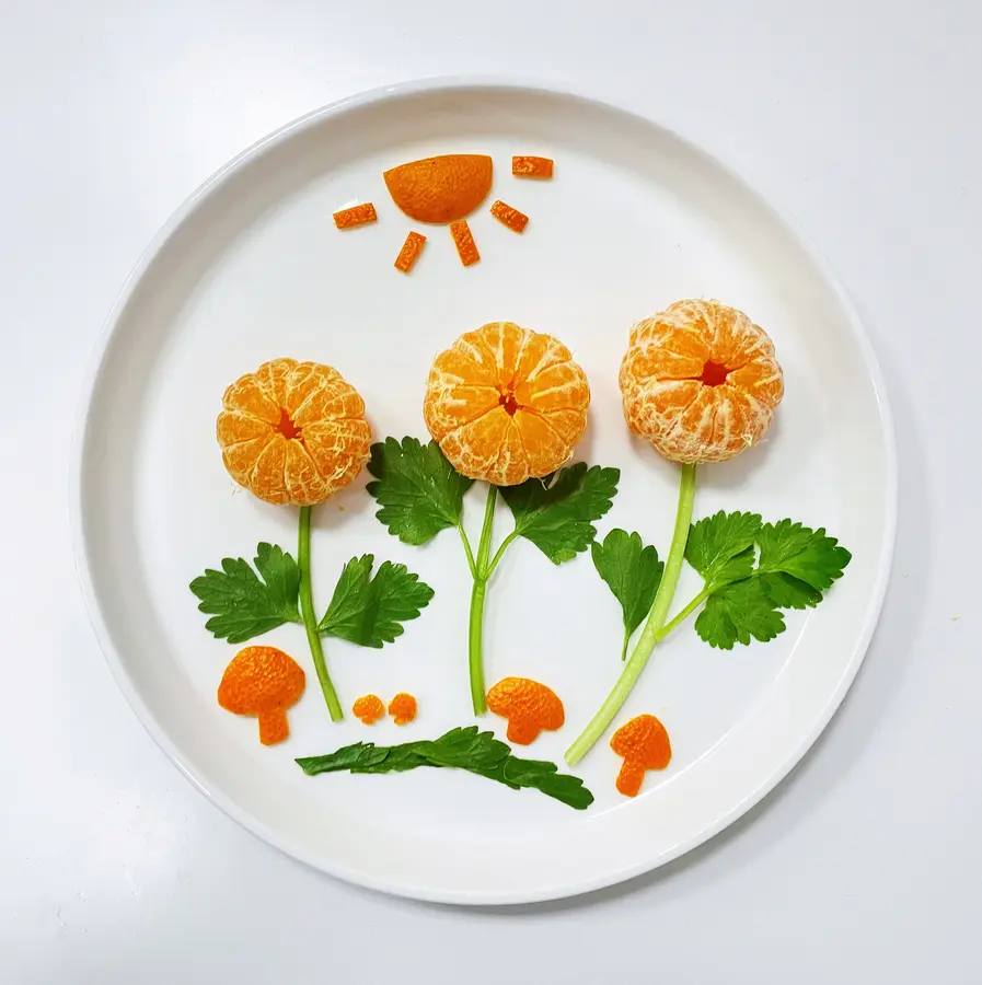 Fruit Platter Creative Breakfast Cartoon Princess Simple Version (Continuously Updated...... ï¼‰ step 0