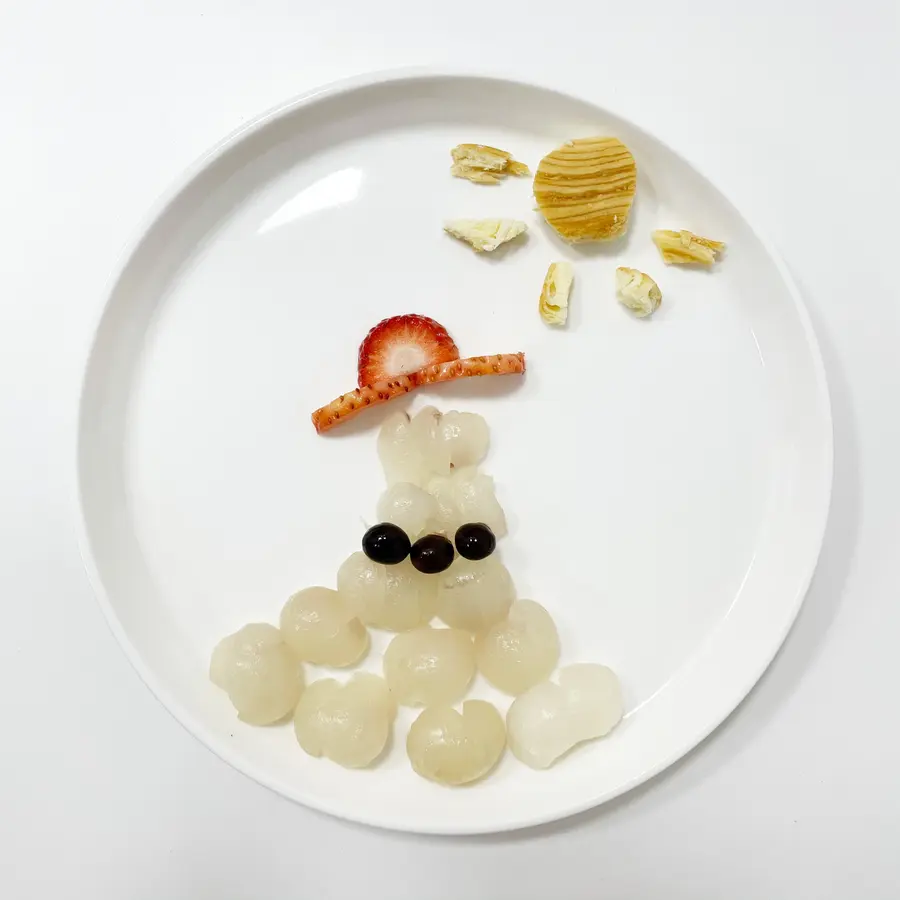 Fruit Platter Creative Breakfast Cartoon Princess Simple Version (Continuously Updated...... ï¼‰ step 0