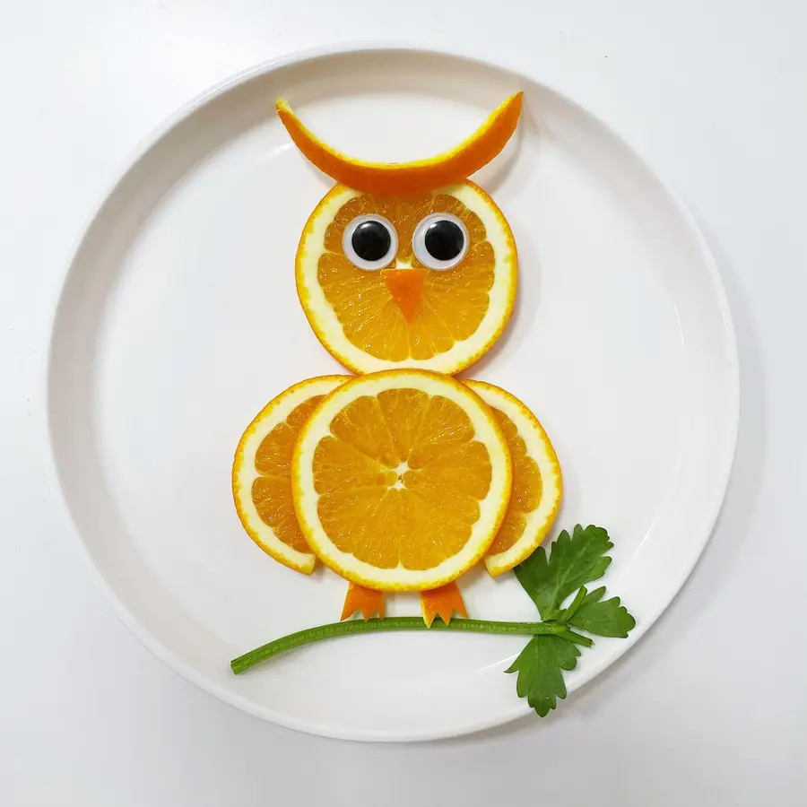 Fruit Platter Creative Breakfast Cartoon Princess Simple Version (Continuously Updated...... ï¼‰ step 0