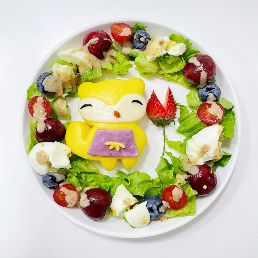 Fruit Platter Creative Breakfast Cartoon Princess Simple Version (Continuously Updated...... ï¼‰ step 0