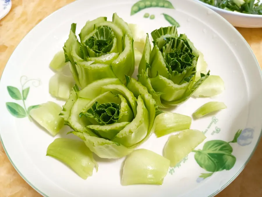 Hospitality Dishes - Creative Plating of Shanghai Greens  step 0