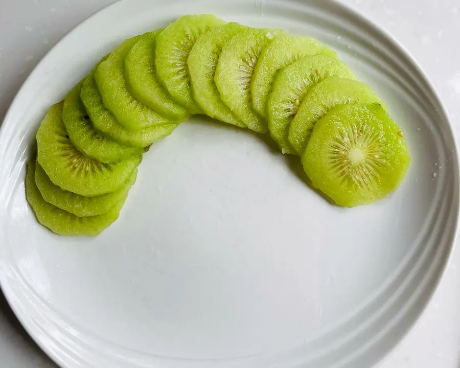 A creative platter of pecans and fruits step 0