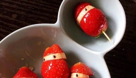 Christmas strawberries