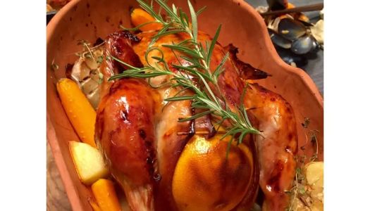 A secret Christmas roast chicken that is perfect for entertaining guests