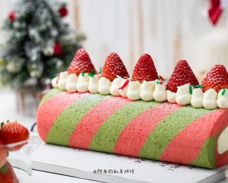 Christmas Special: Christmas two-color cake roll ~ a cake roll with a super sense of atmosphere ~