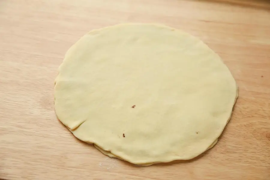 Christmas chocolate snowflake bread step 0