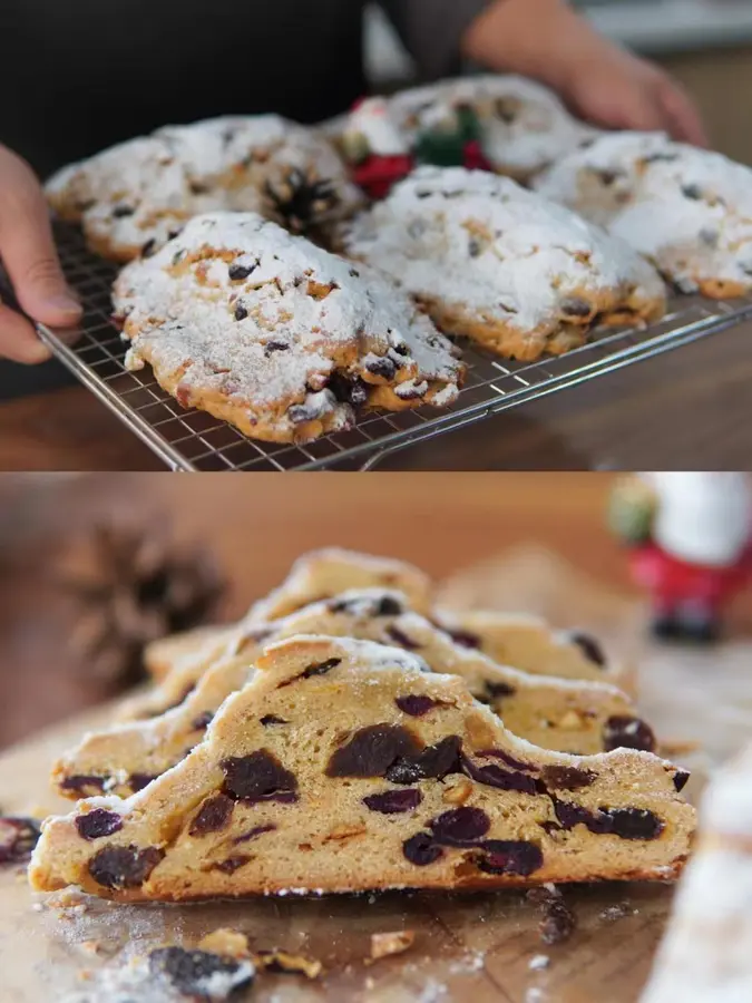 A magical bread that tastes better the more you put it! German Christmas Bread - Stolen