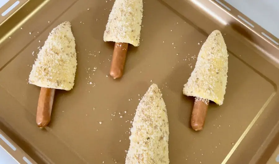 Christmas  tree bread step 0