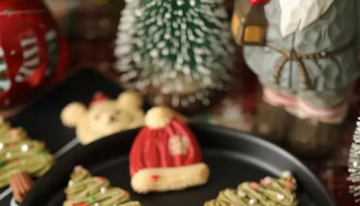 Christmas-style cookies