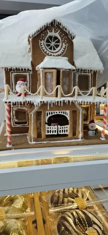 Christmas gingerbread house step 0