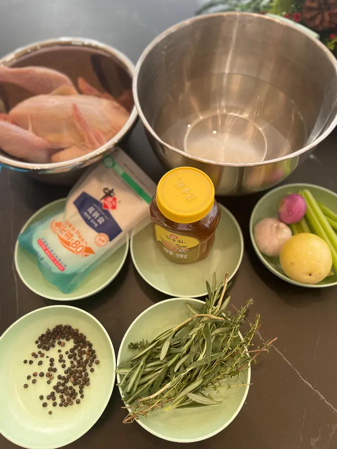 Christmas roast chicken step 0