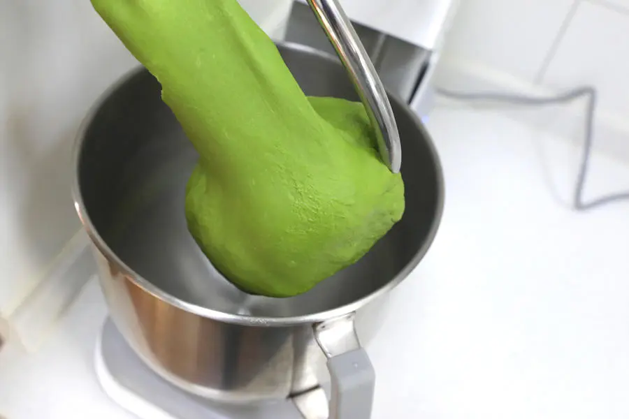 Matcha cranberry garland bread step 0