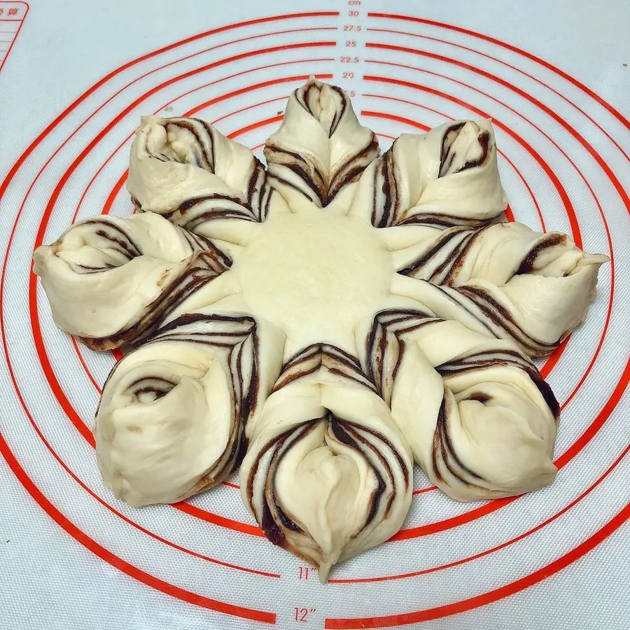 Christmas Snowflake Bread step 0