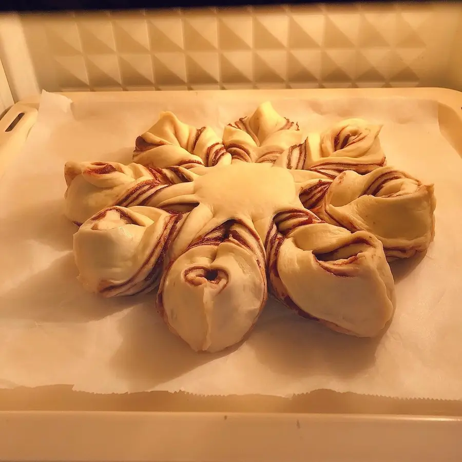 Christmas Snowflake Bread step 0