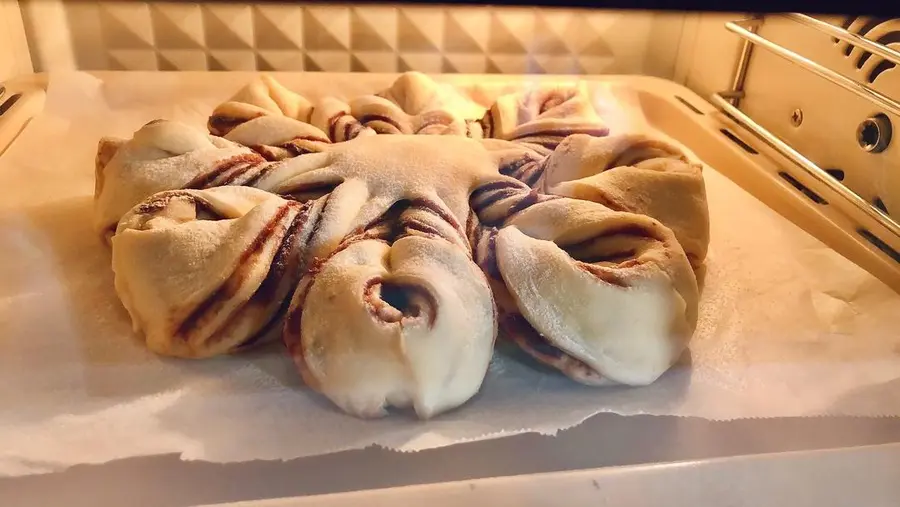 Christmas Snowflake Bread step 0