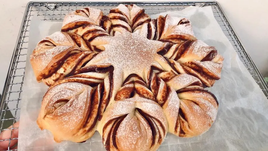 Christmas Snowflake Bread step 0