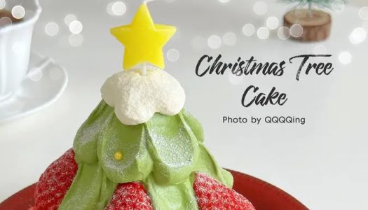  Christmas Tree Cake|Taro Mash Matcha Cream