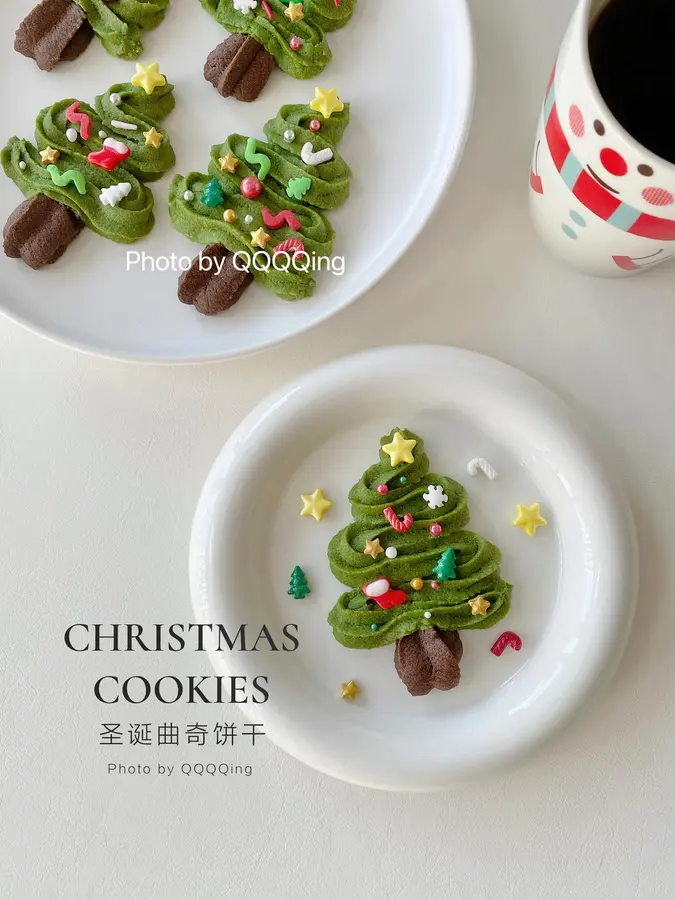  Christmas tree cookies