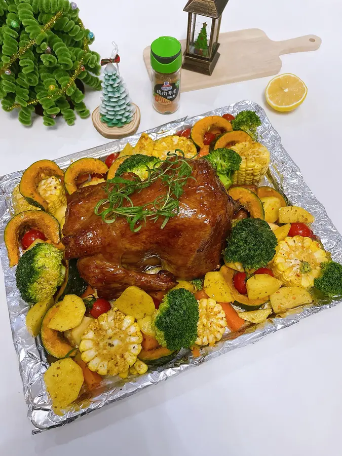 McCormick's Christmas Apple Roast Chicken step 0