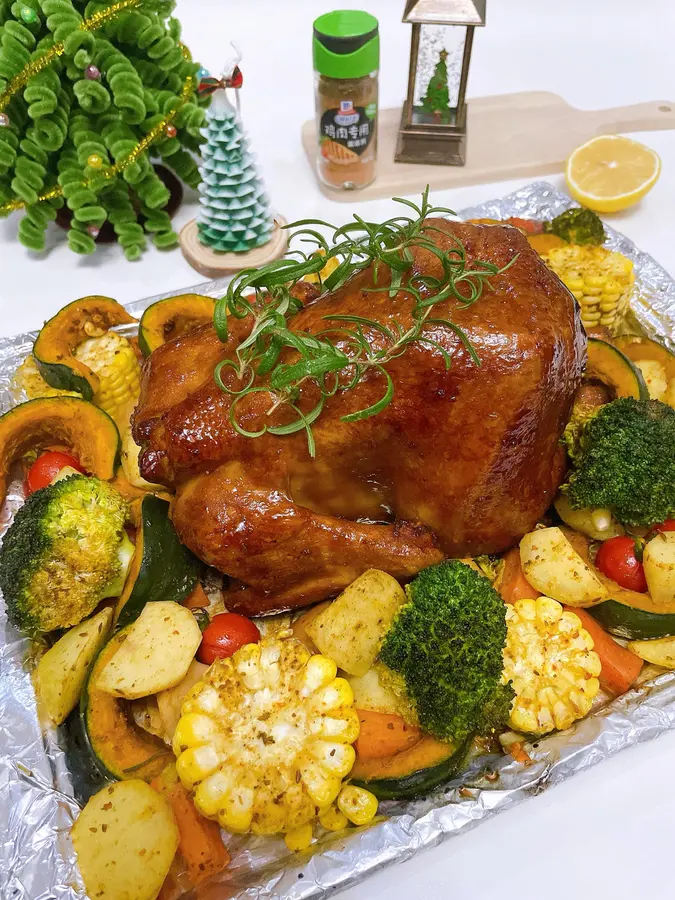 McCormick's Christmas Apple Roast Chicken step 0