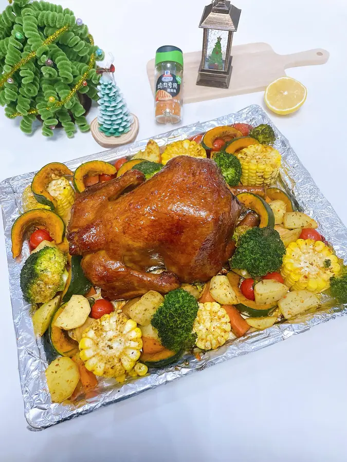 McCormick's Christmas Apple Roast Chicken