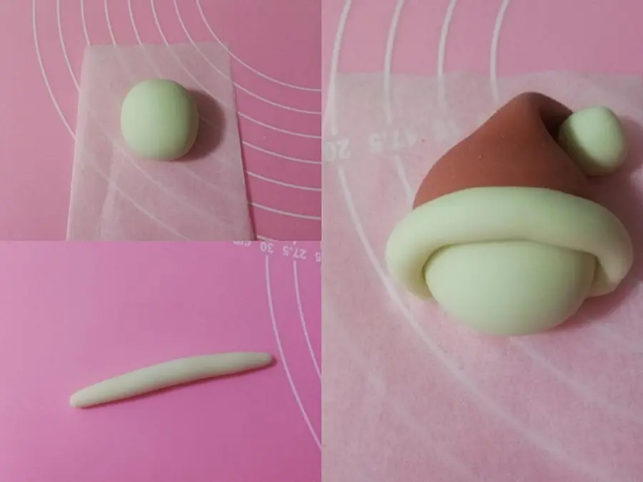 Cute Santa Claus steamed buns step 0