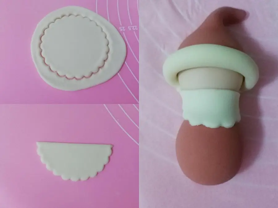 Cute Santa Claus steamed buns step 0