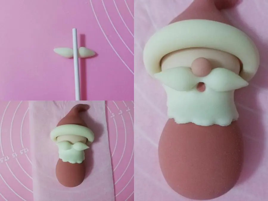 Cute Santa Claus steamed buns step 0