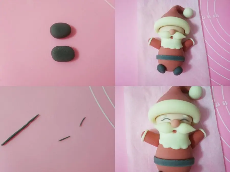 Cute Santa Claus steamed buns step 0