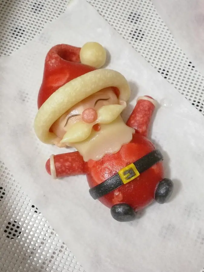 Cute Santa Claus steamed buns